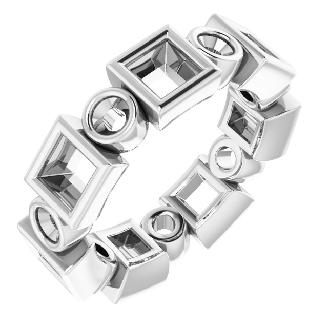Bezel-Set Eternity Band