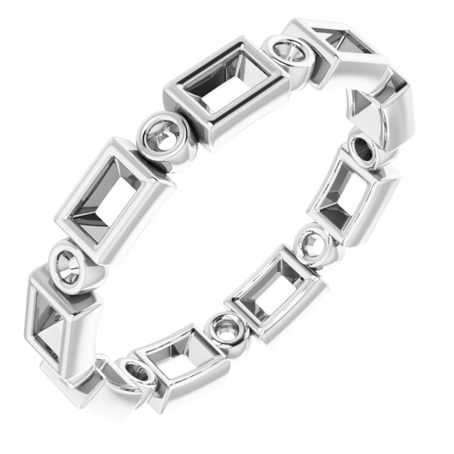 Bezel-Set Eternity Band
