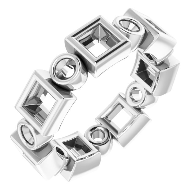 Bezel-Set Eternity Band