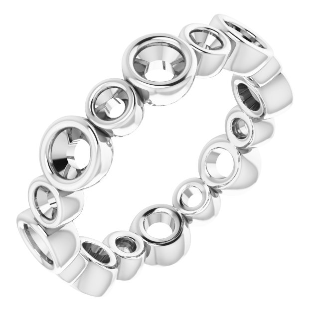 Bezel-Set Eternity Band