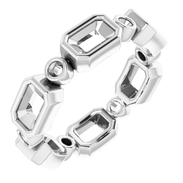 Bezel-Set Eternity Band