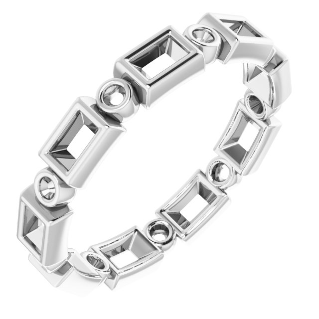 Bezel-Set Eternity Band