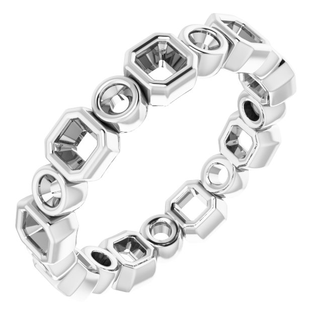 Bezel-Set Eternity Band