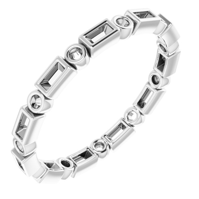 Bezel-Set Eternity Band