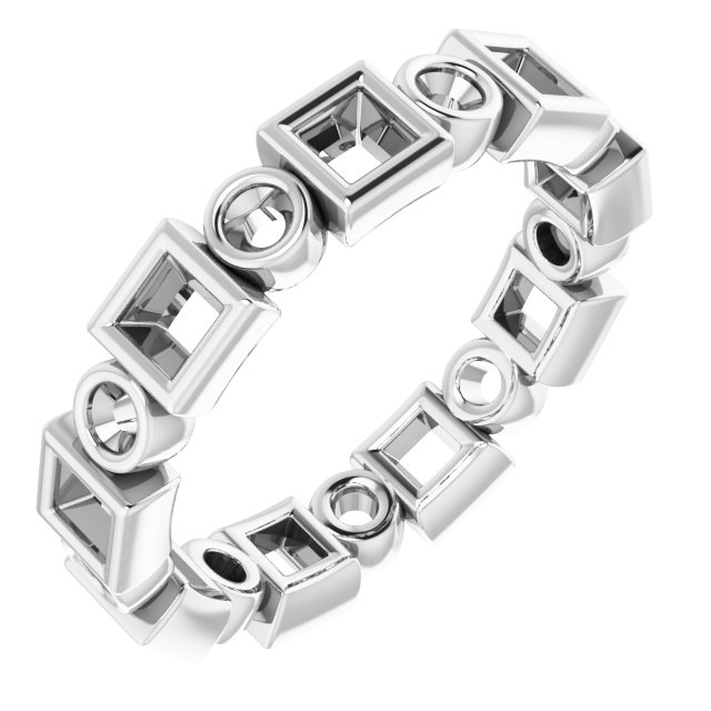 Bezel-Set Eternity Band