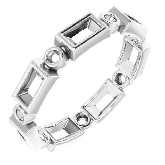 Bezel-Set Eternity Band