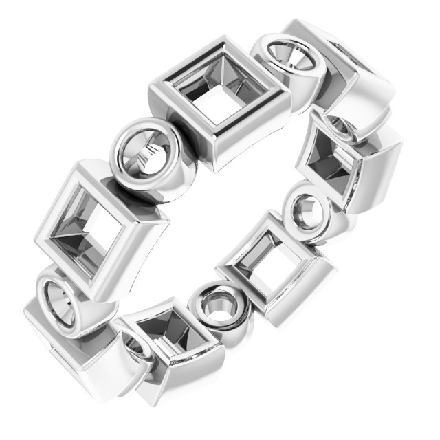 Bezel-Set Eternity Band