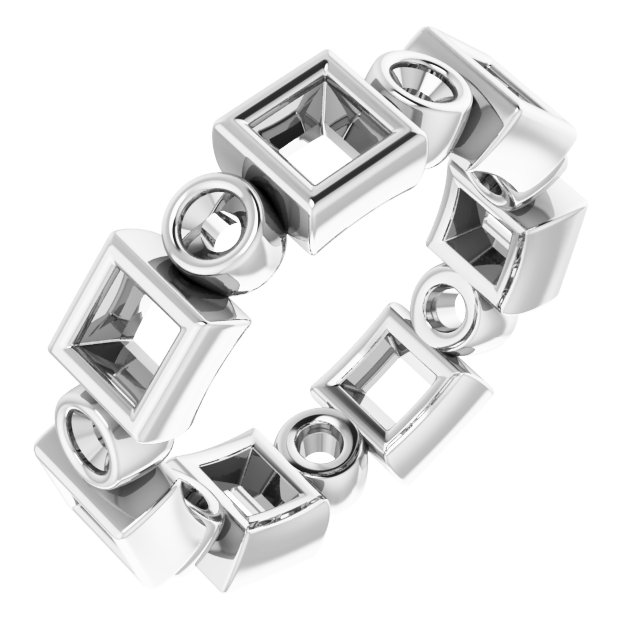 Bezel-Set Eternity Band