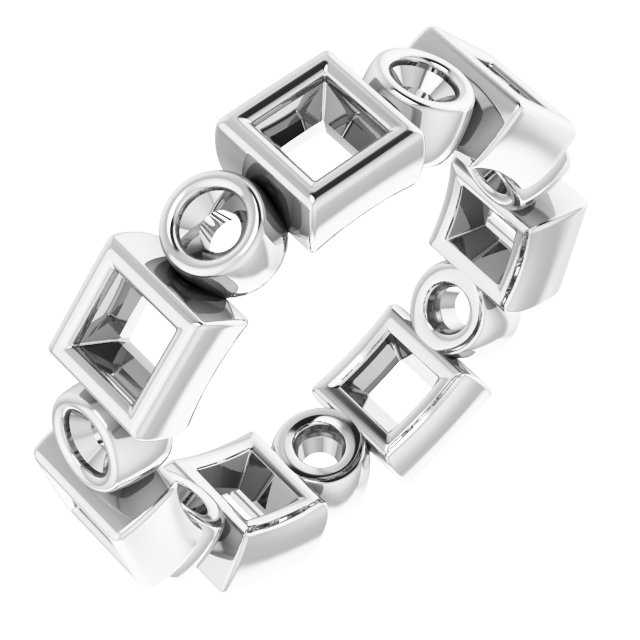 Bezel-Set Eternity Band