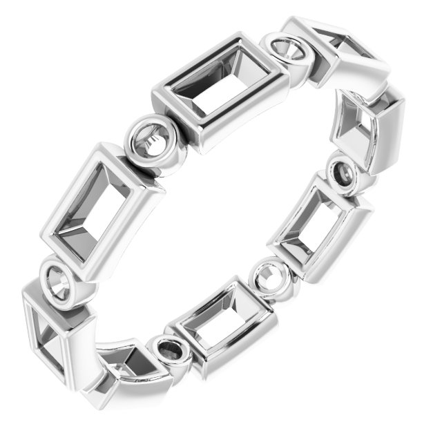 Bezel-Set Eternity Band