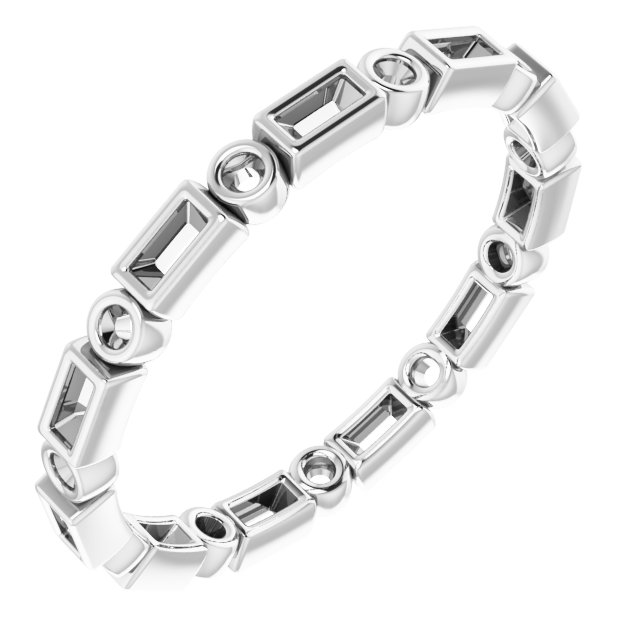 Bezel-Set Eternity Band