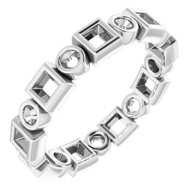 Bezel-Set Eternity Band