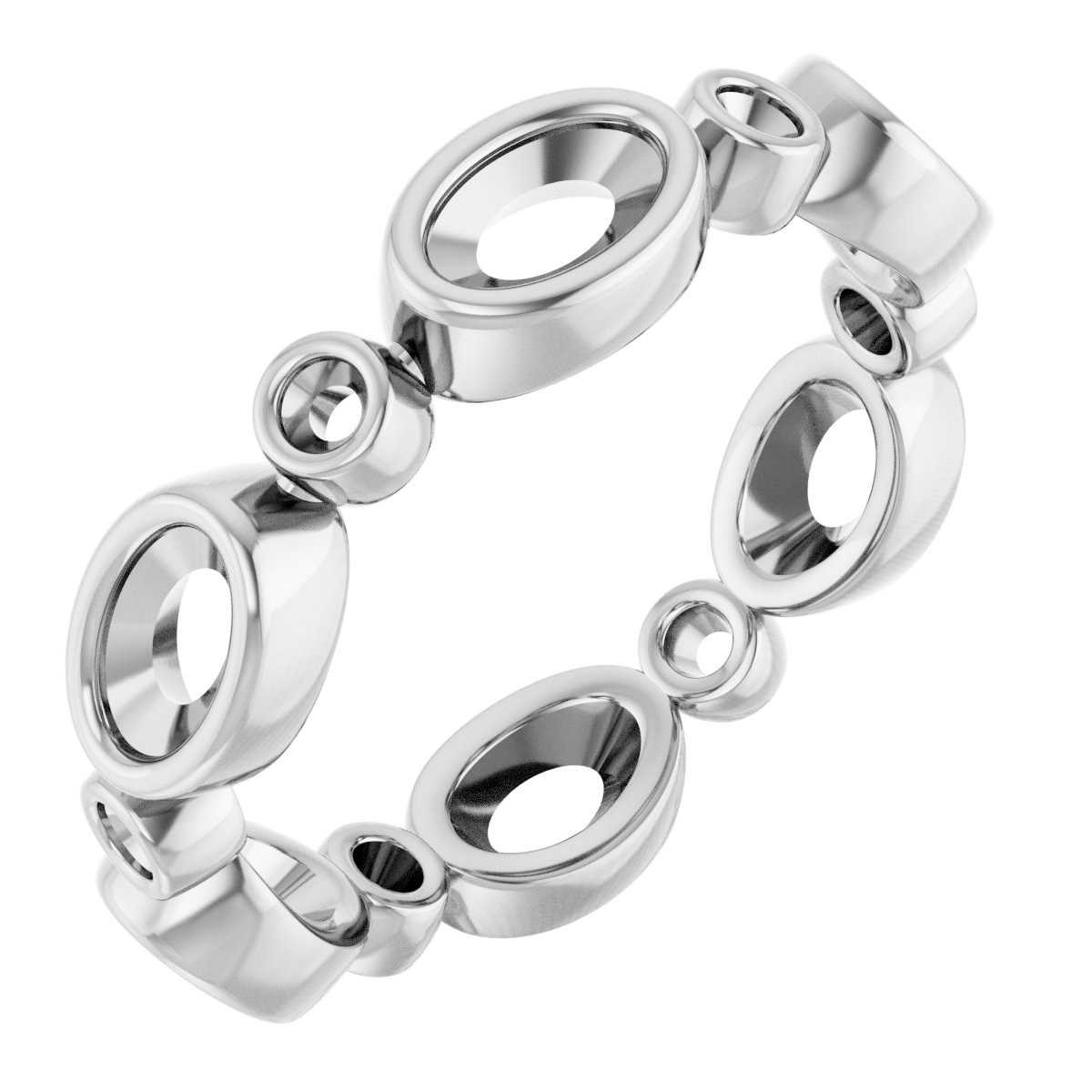 Bezel-Set Eternity Band