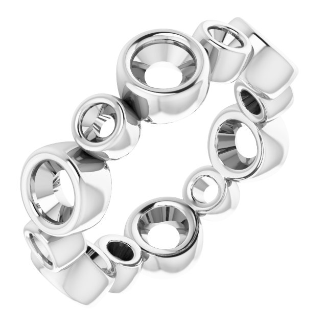 Bezel-Set Eternity Band