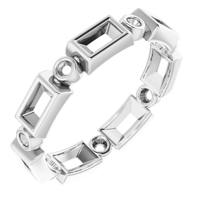 Bezel-Set Eternity Band