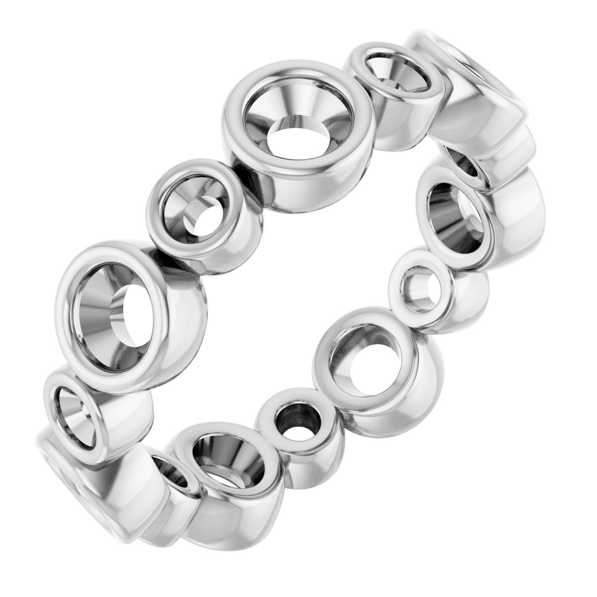 Bezel-Set Eternity Band