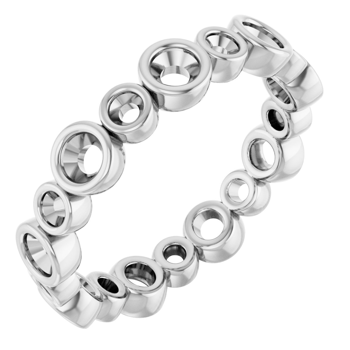 Bezel-Set Eternity Band