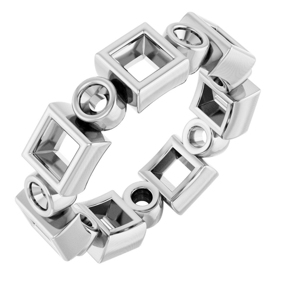 Bezel-Set Eternity Band