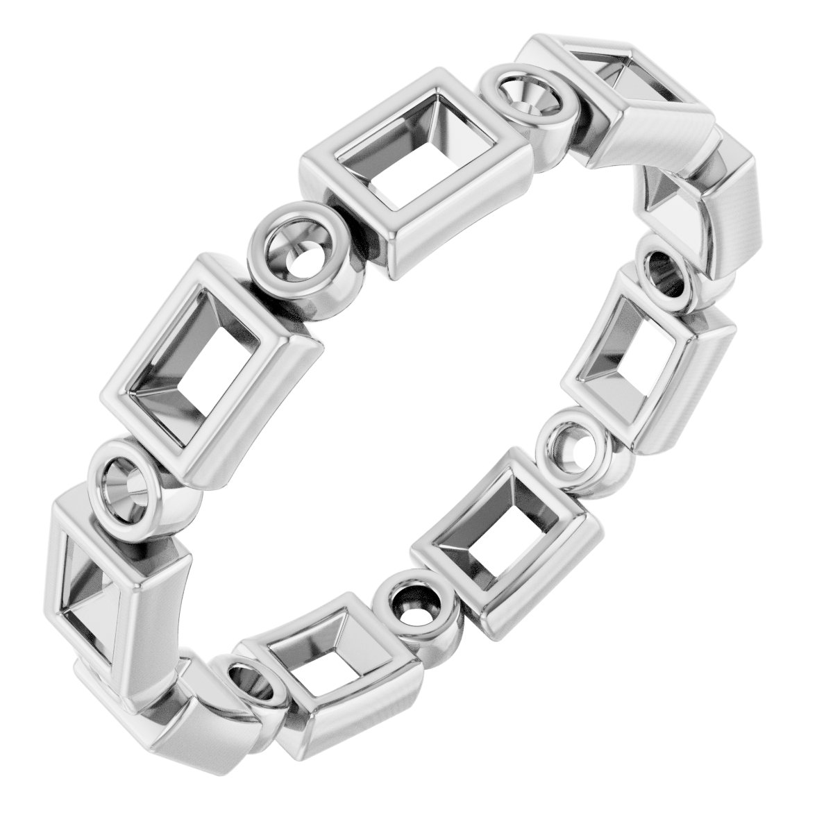 Bezel-Set Eternity Band