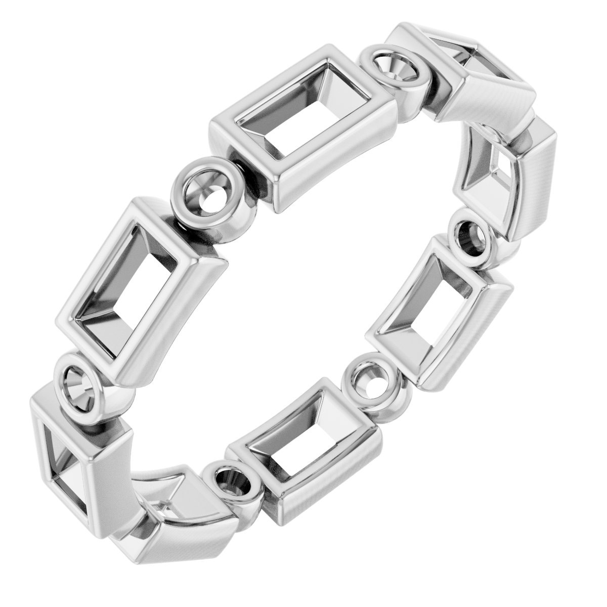 Bezel-Set Eternity Band
