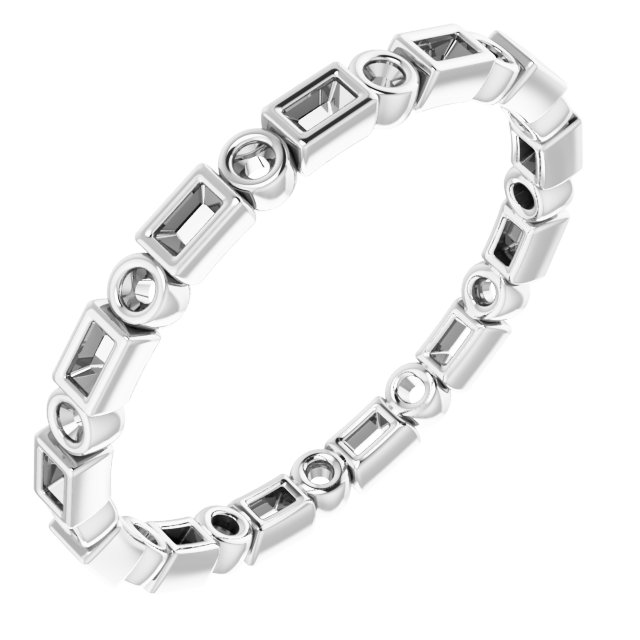 Bezel-Set Eternity Band