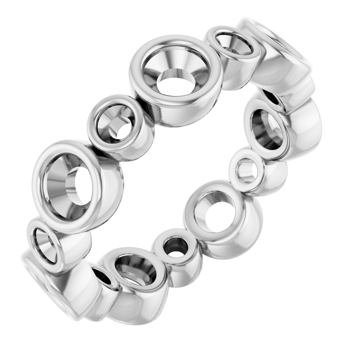 Bezel-Set Eternity Band