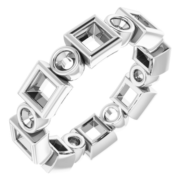 Bezel-Set Eternity Band