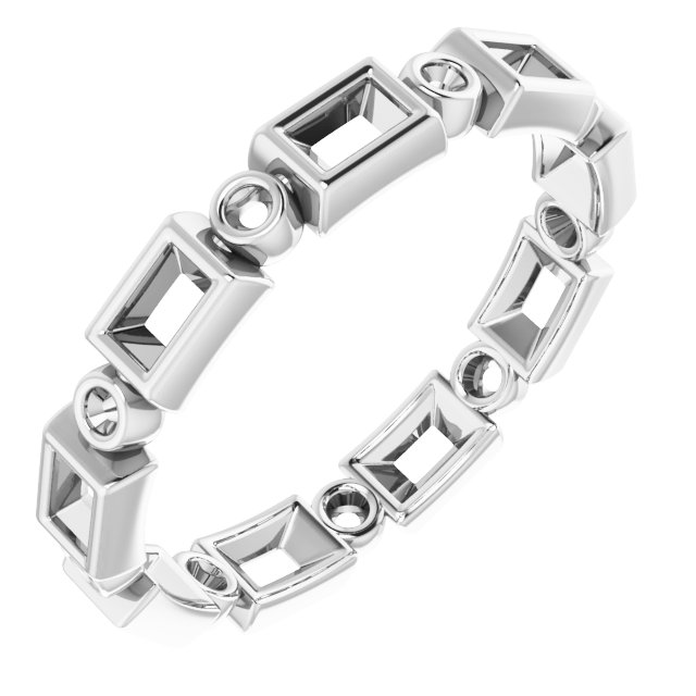 Bezel-Set Eternity Band