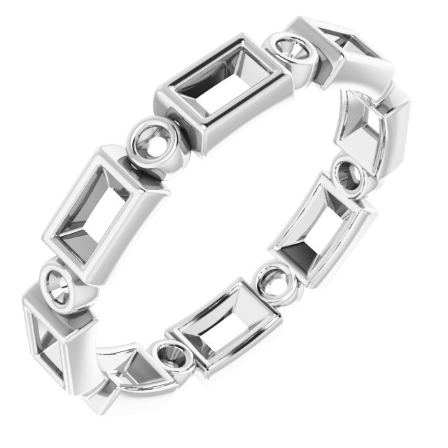 Bezel-Set Eternity Band