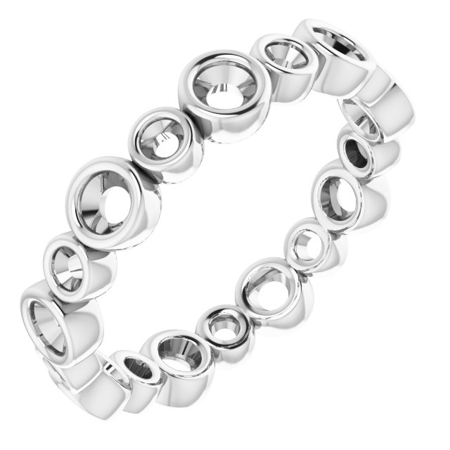 Bezel-Set Eternity Band
