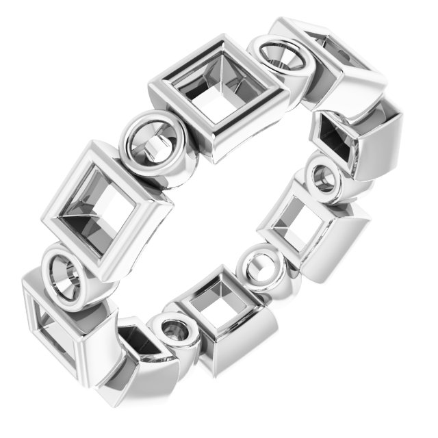 Bezel-Set Eternity Band