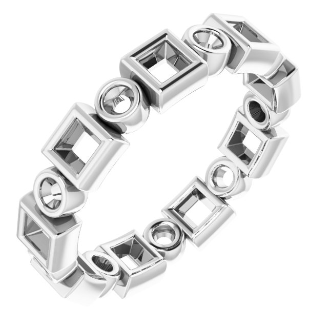 Bezel-Set Eternity Band