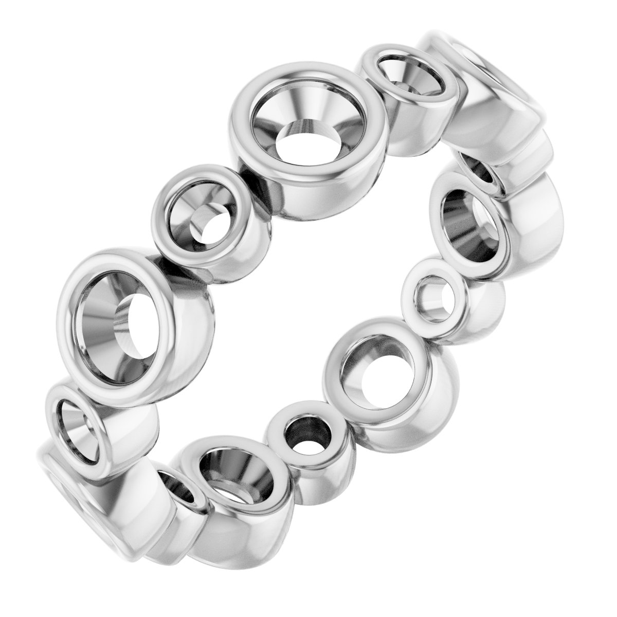 Bezel-Set Eternity Band