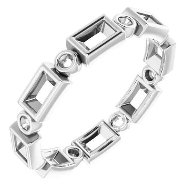 Bezel-Set Eternity Band
