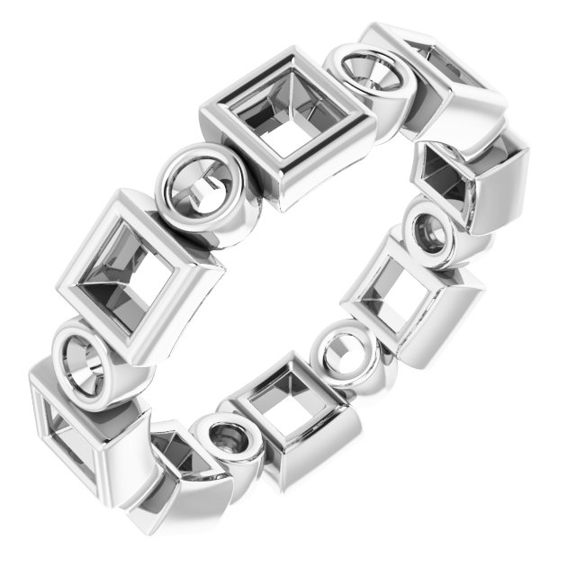 Bezel-Set Eternity Band