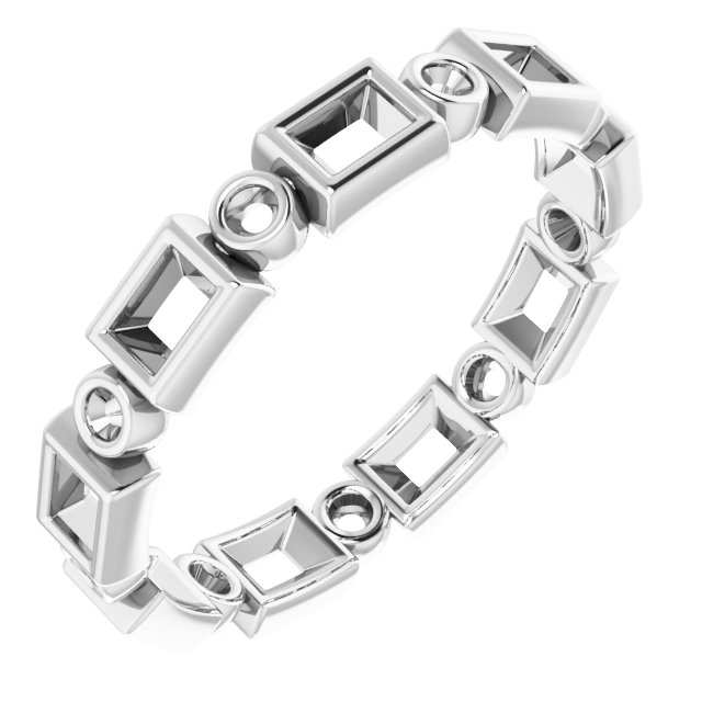 Bezel-Set Eternity Band