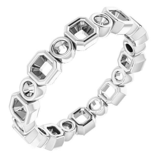 Bezel-Set Eternity Band