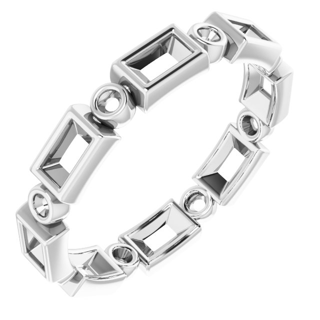 Bezel-Set Eternity Band