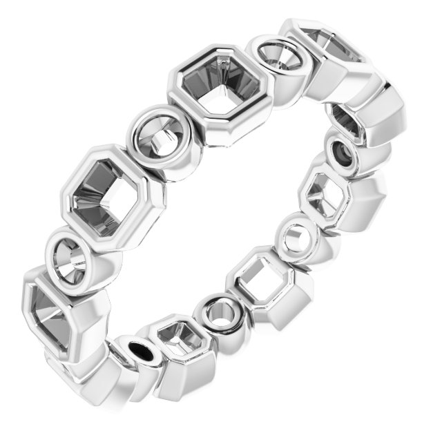 Bezel-Set Eternity Band