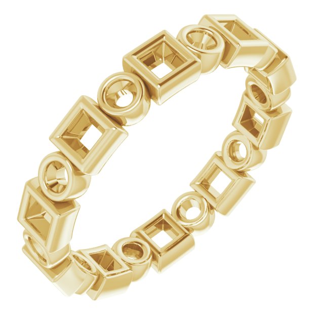 14K Yellow 1 CTW Diamond Eternity Band Ref 14030042