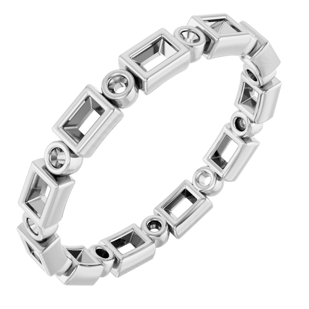 14K White .25 CTW Diamond Eternity Band Ref 14533454