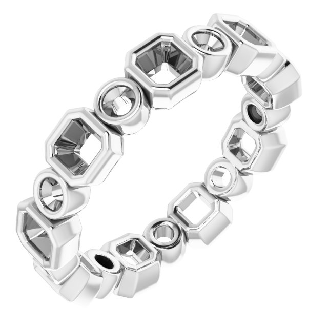 Bezel-Set Eternity Band
