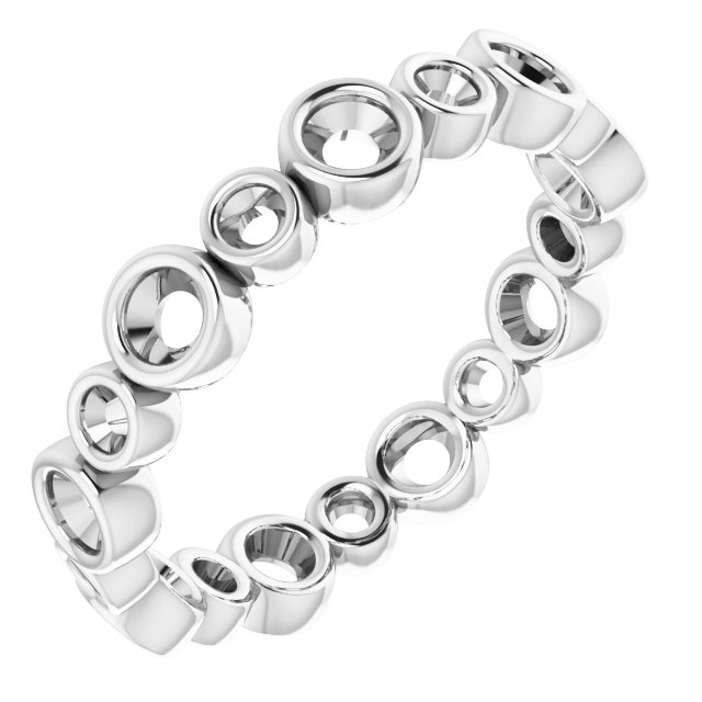 Bezel-Set Eternity Band