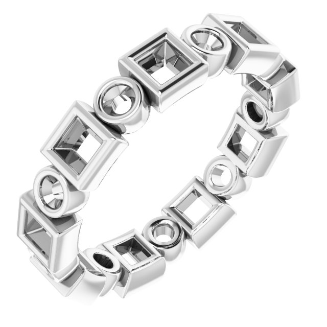 Bezel-Set Eternity Band