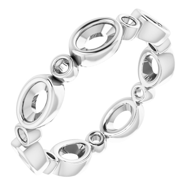 Bezel-Set Eternity Band