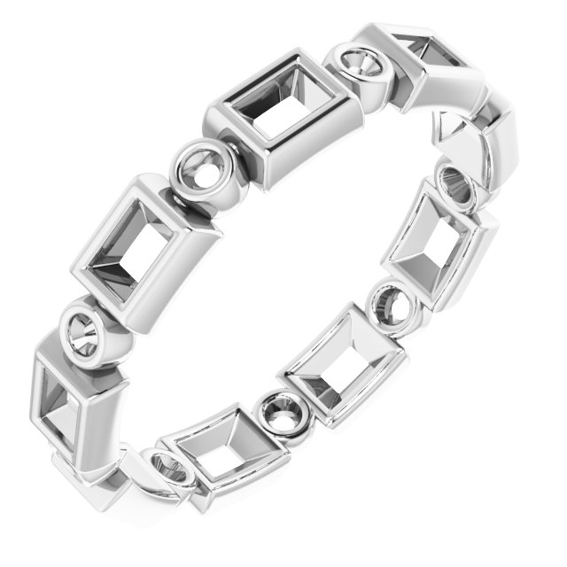 Bezel-Set Eternity Band