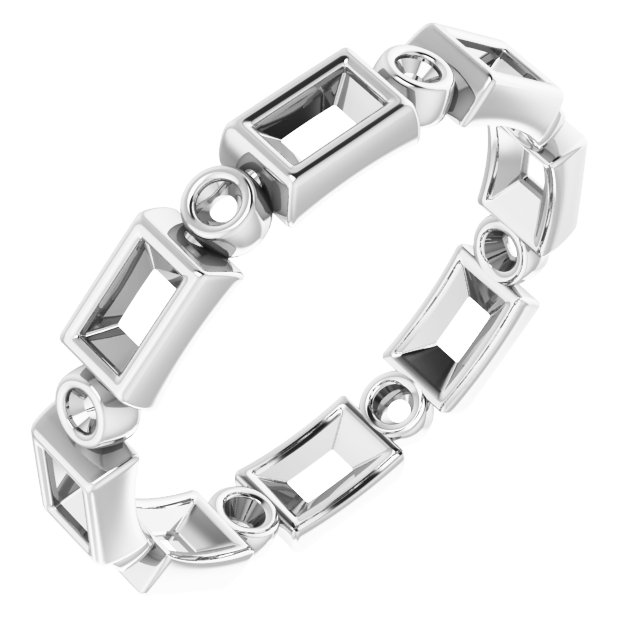 Bezel-Set Eternity Band