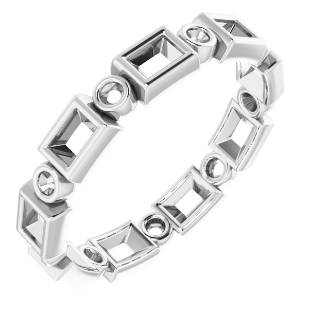 Bezel-Set Eternity Band