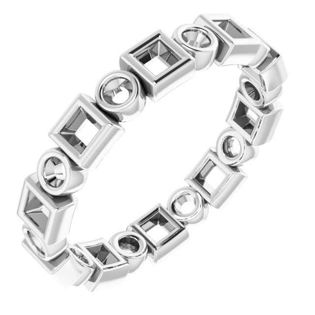 Bezel-Set Eternity Band
