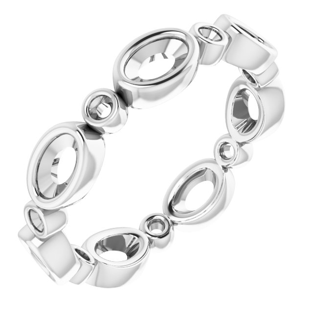 Bezel-Set Eternity Band